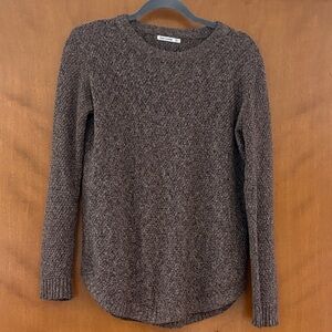 Pink Clover Chocolate Brown Crew Neck Sweater sz small